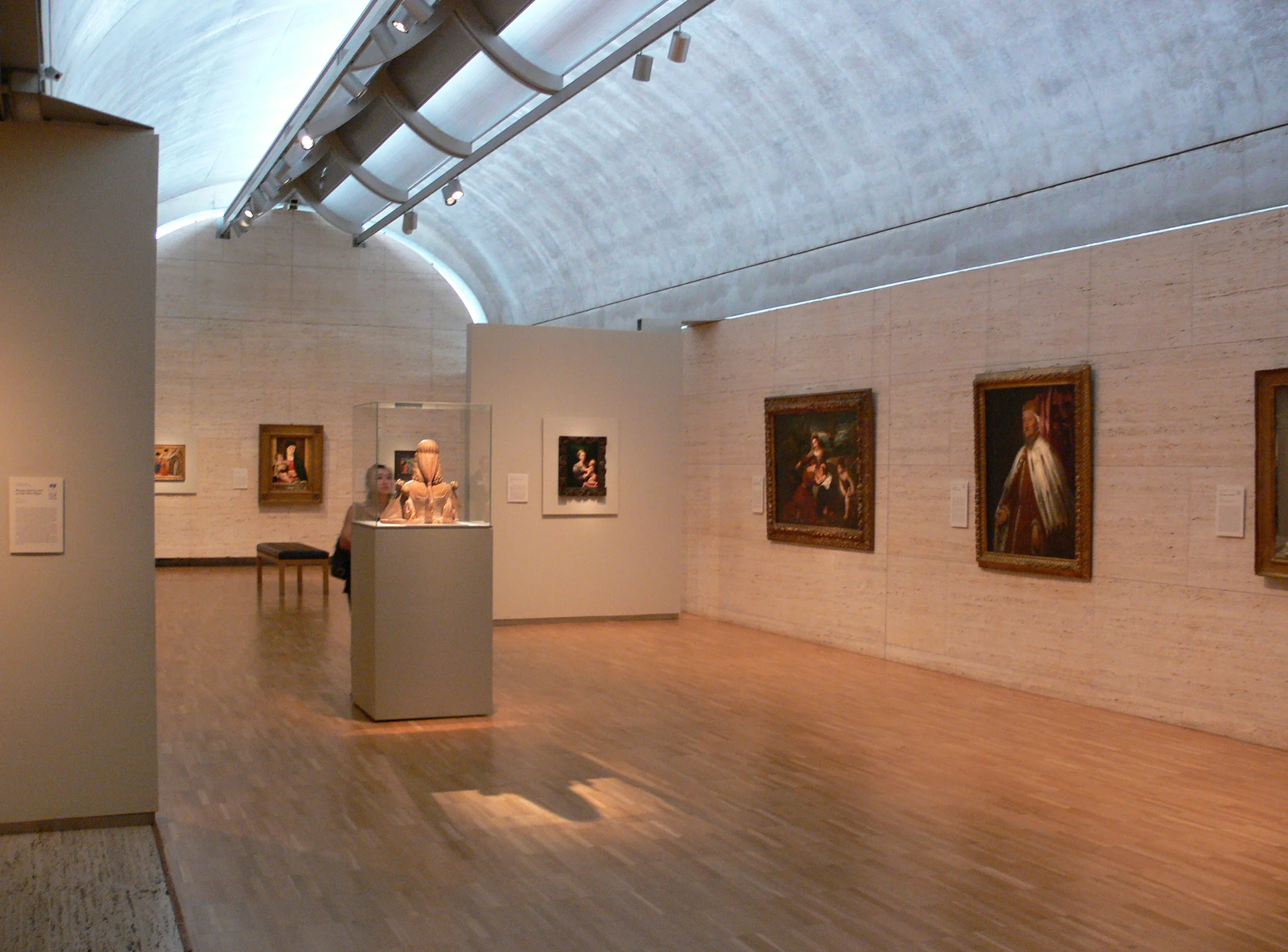 Galerie intérieure du Kimbell Art Museum