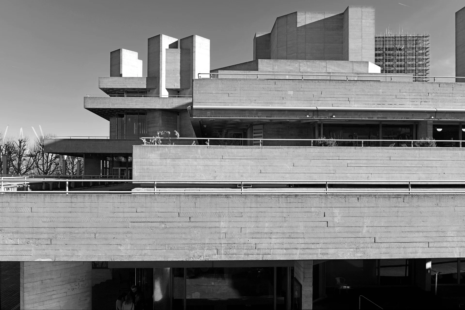 Royal National Theatre de Londres par Denys Lasdun