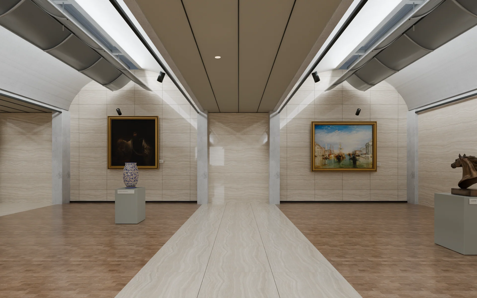 Les galeries reliées du musée virtuel